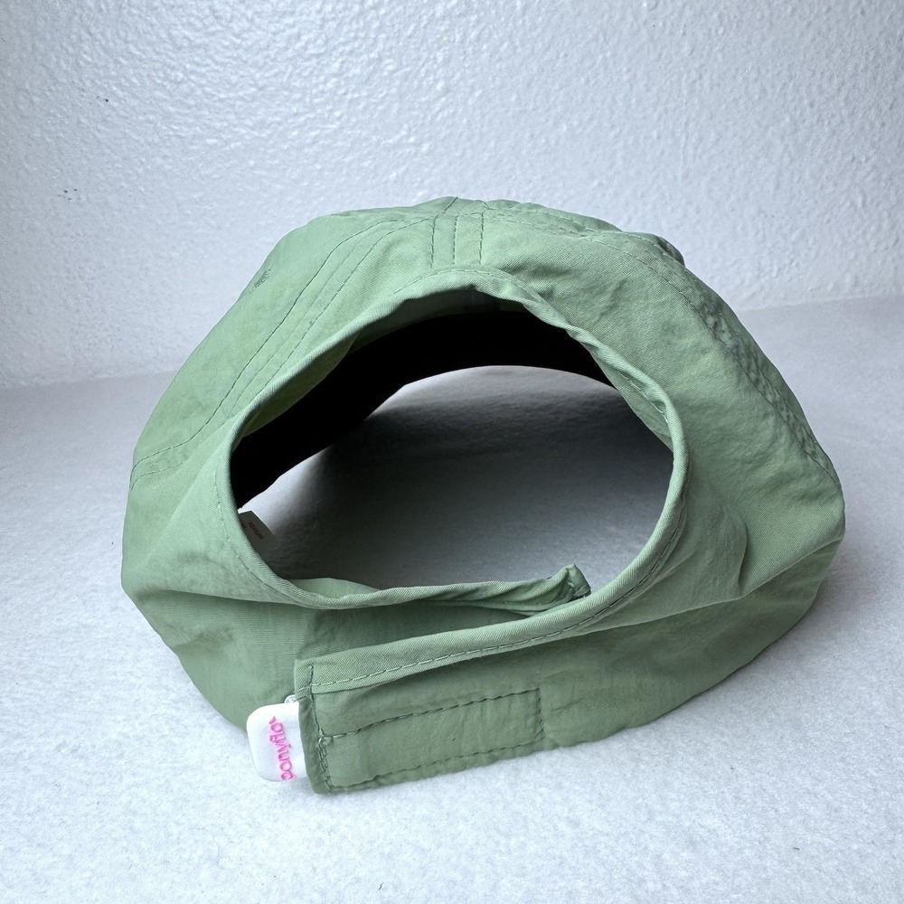 Ponyflo Ariana Performance Hat Green Ponytail Baseball Cap Athletic KCAPT190 - Picture 5 of 7